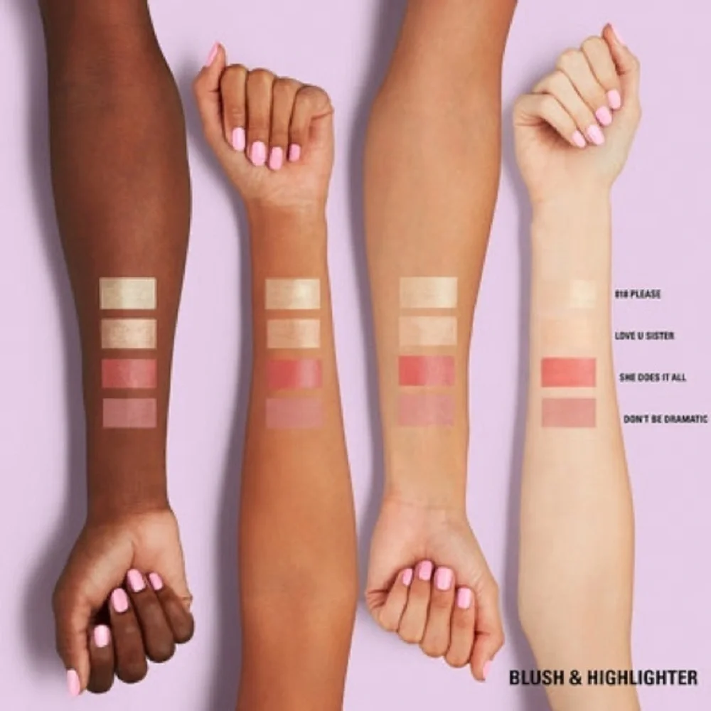 Kylie Cosmetics kendall collection blush and highlighter cheek quad